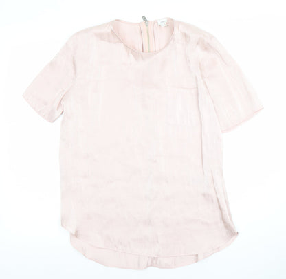Womens UK Size 12 River Island Pink Basic Blouse