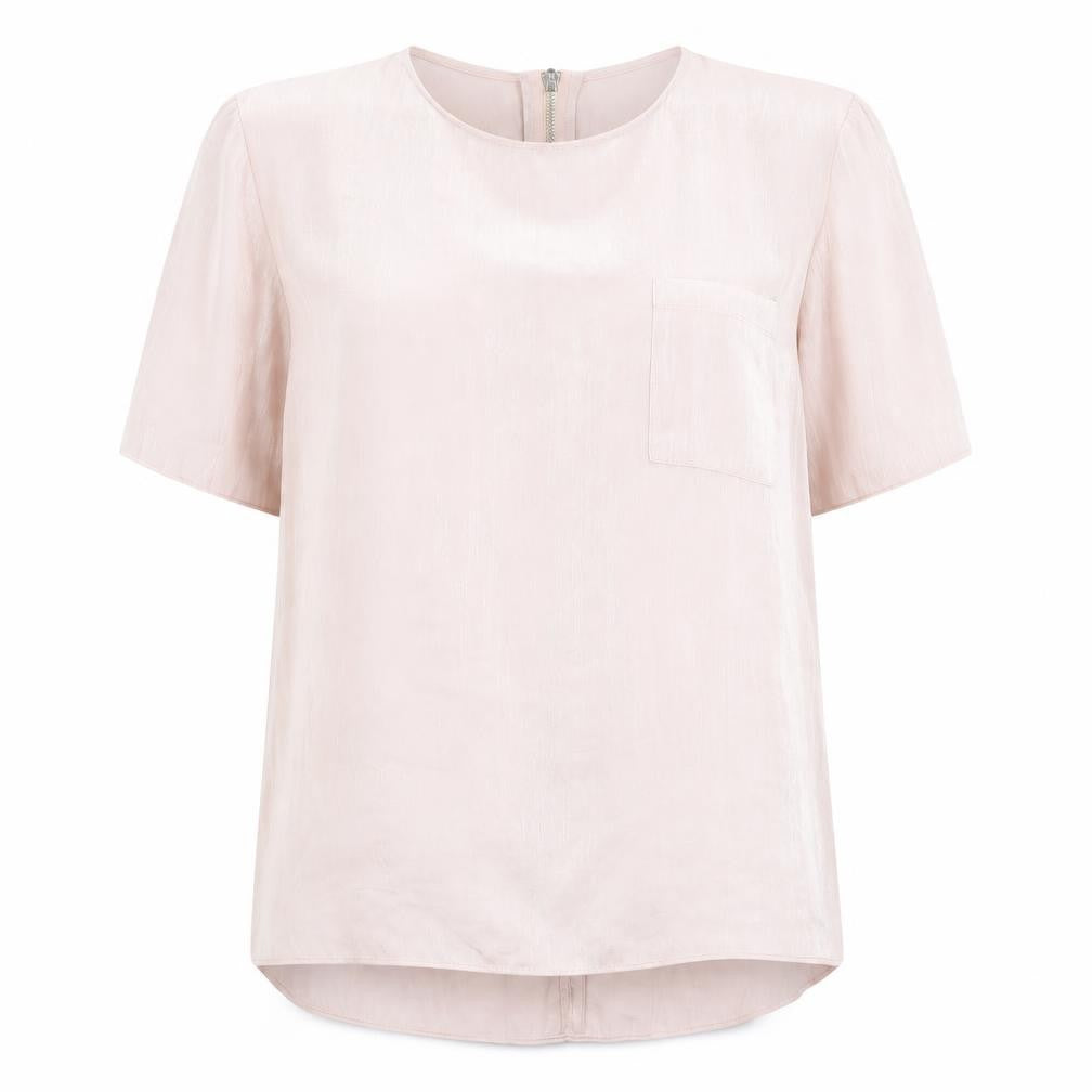 Womens UK Size 12 River Island Pink Basic Blouse