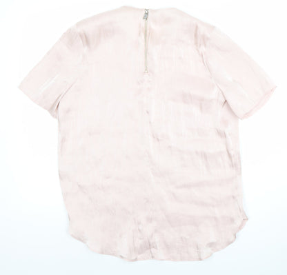Womens UK Size 12 River Island Pink Basic Blouse