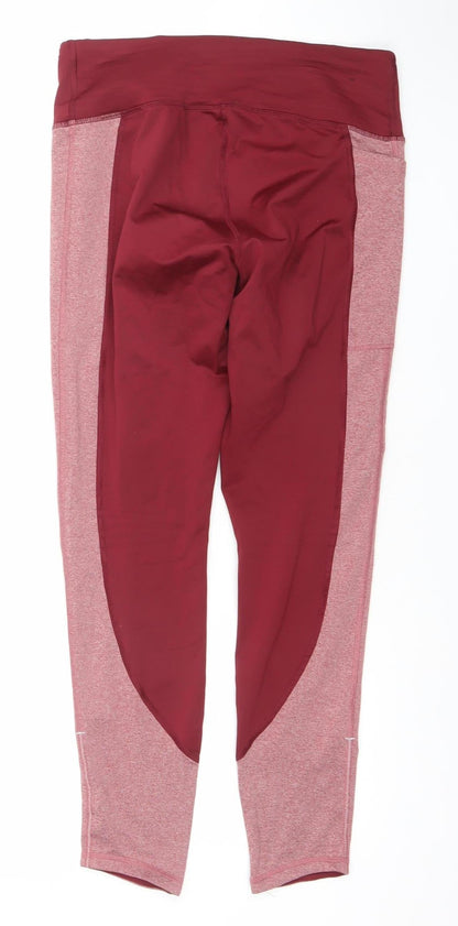 Under Armour Women's Red Compression Leggings Size M Gym Training