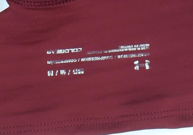 Under Armour Women's Red Compression Leggings Size M Gym Training