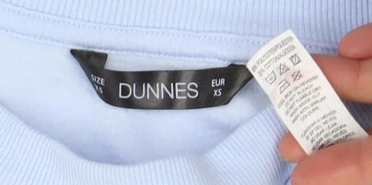 Womens UK Size XS Dunnes Blue Pullover Sweatshirt