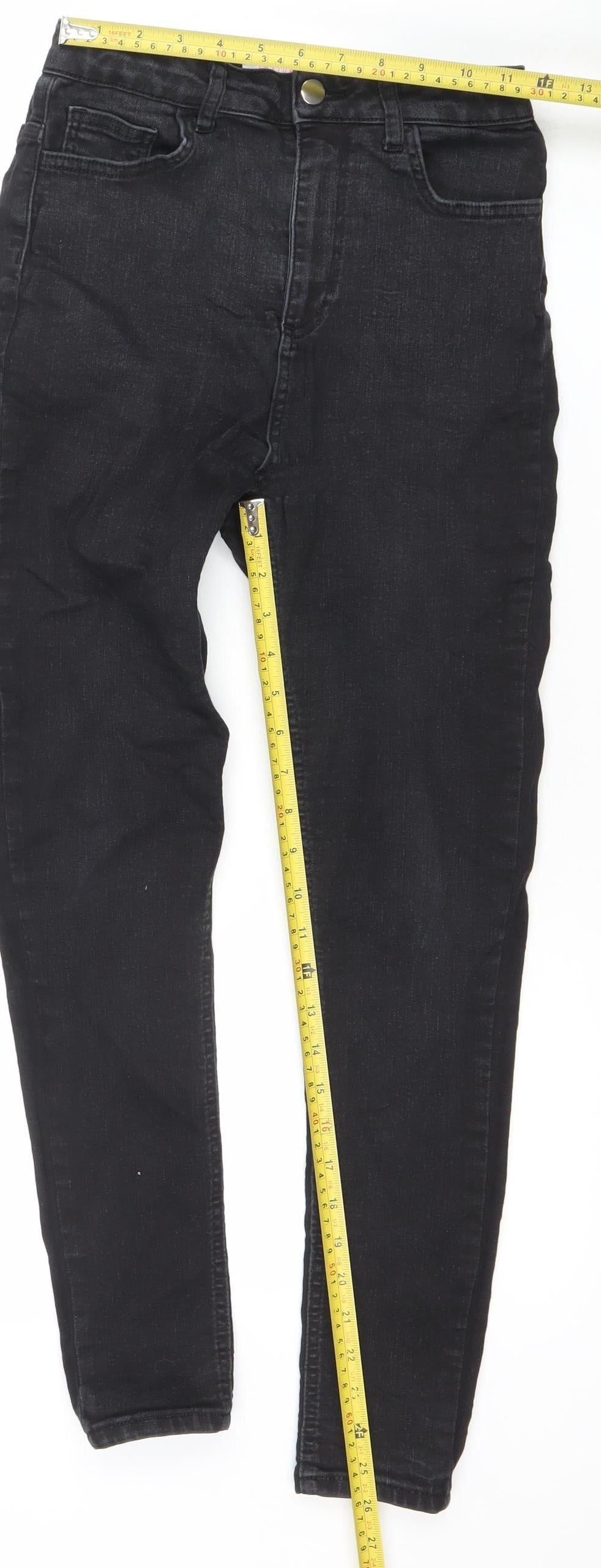Womens UK Size 10 Savida Slim Fit Skinny Black Jeans