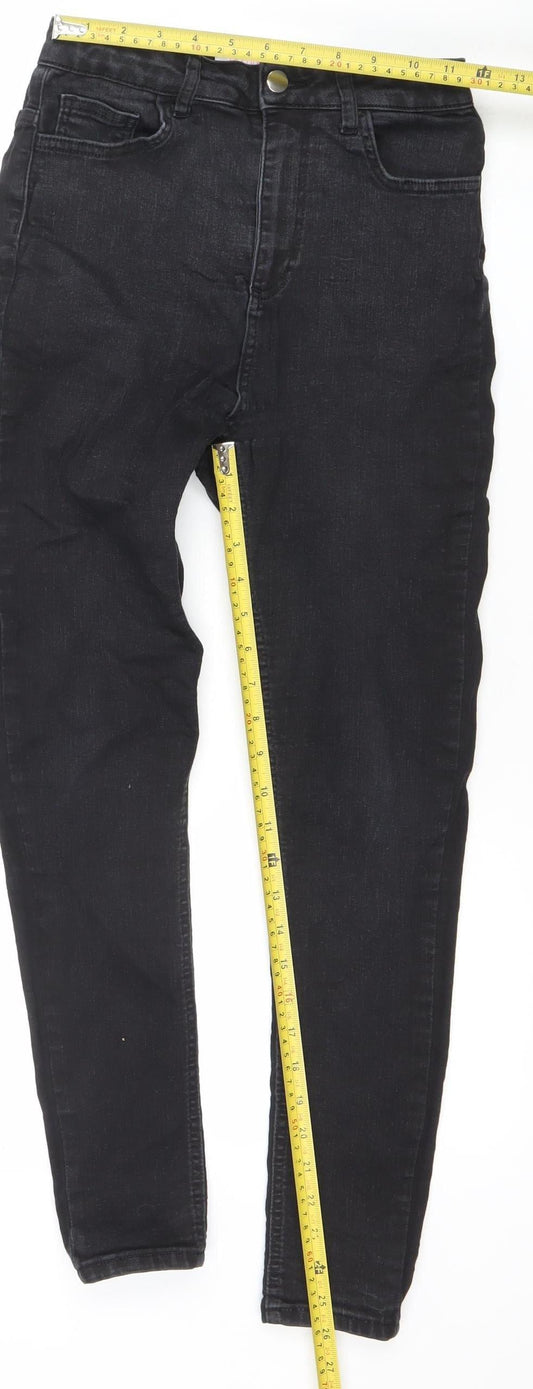 Womens UK Size 10 Savida Slim Fit Skinny Black Jeans