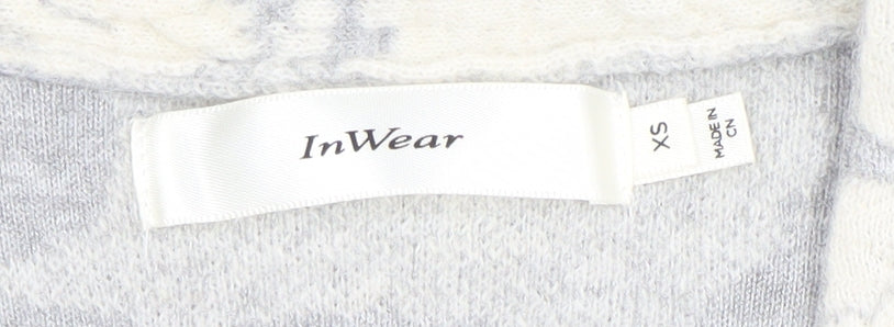 Womens UK Size XS InWear Grey Pullover Jumper