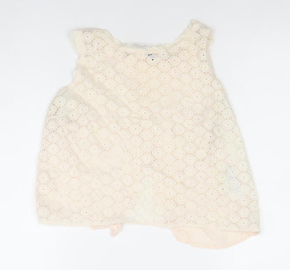 Womens UK Size L First And I Ivory Camisole Blouse