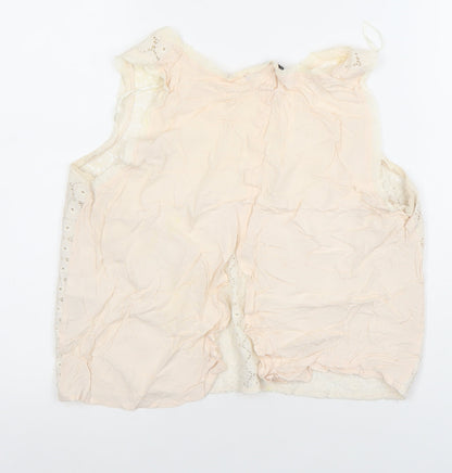 Womens UK Size L First And I Ivory Camisole Blouse