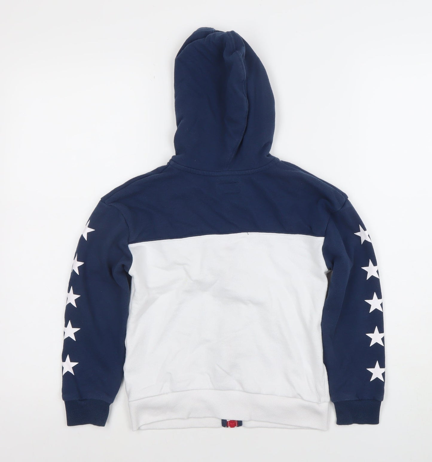 Boys UK Size 5-7 Years Converse Blue Full Zip Hoodie