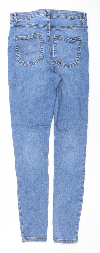 Denim Co. Women's Blue Size 10 Skinny Stretch Jeans