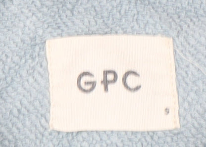 Womens UK Size S Gym+Coffee Blue Full Zip Hoodie