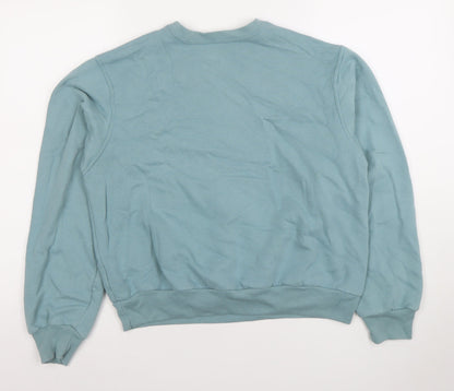 Womens UK Size XS Hollister Blue Pullover Sweatshirt