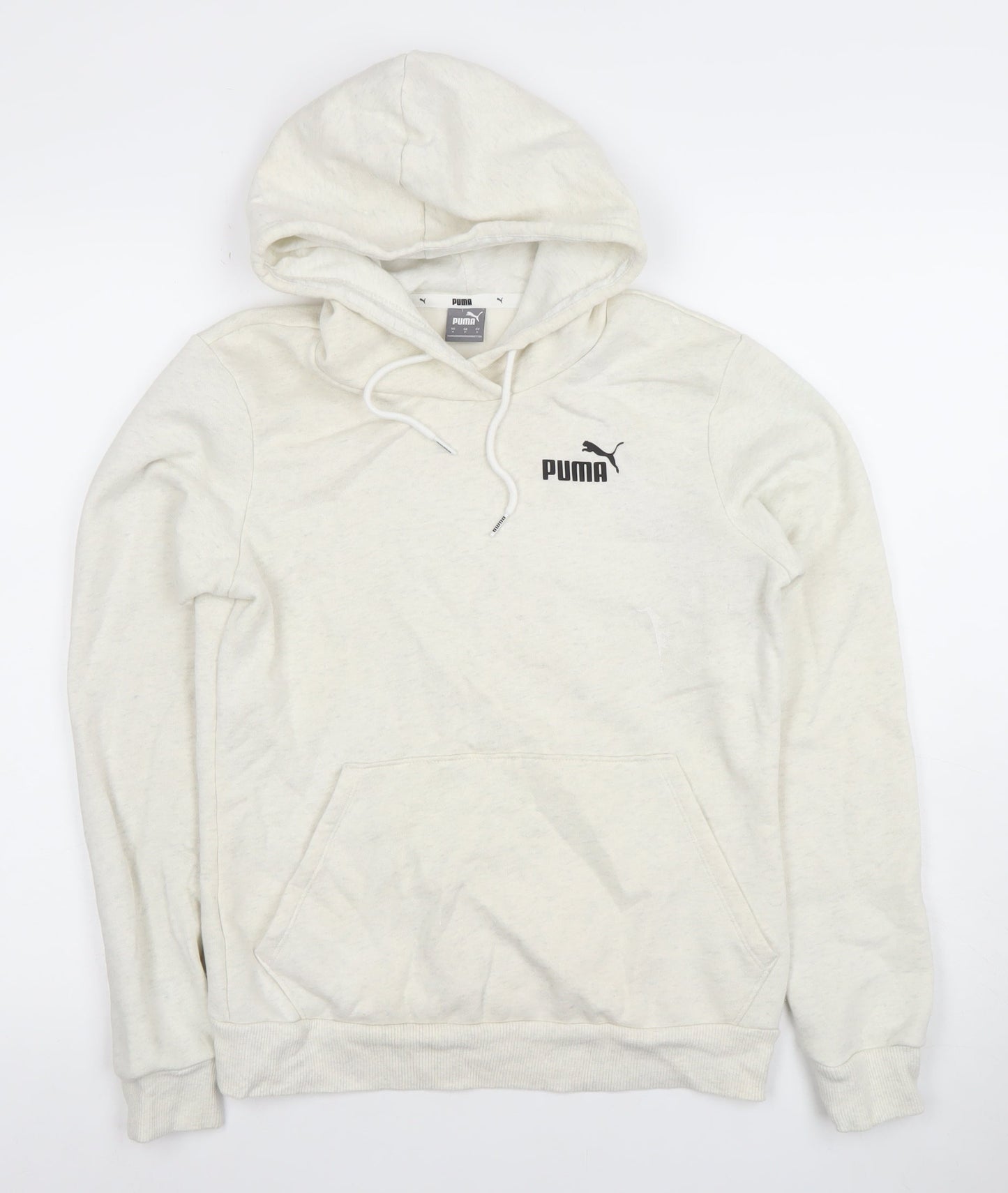 Mens UK Size S PUMA Ivory Pullover Hoodie