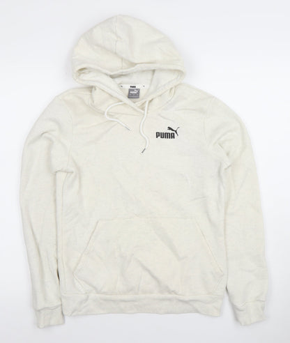 Mens UK Size S PUMA Ivory Pullover Hoodie