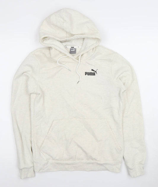 Mens UK Size S PUMA Ivory Pullover Hoodie