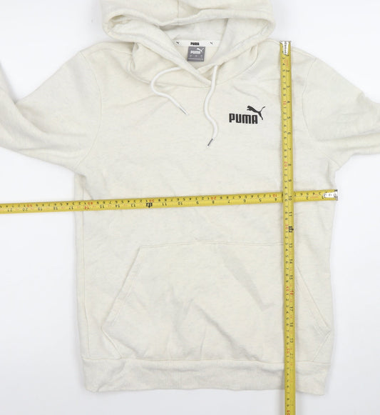 Mens UK Size S PUMA Ivory Pullover Hoodie