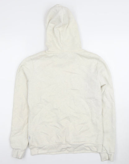 Mens UK Size S PUMA Ivory Pullover Hoodie