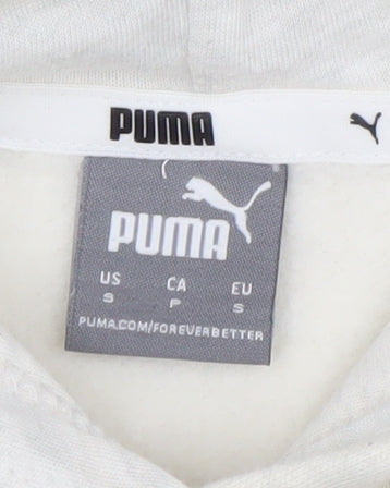 Mens UK Size S PUMA Ivory Pullover Hoodie