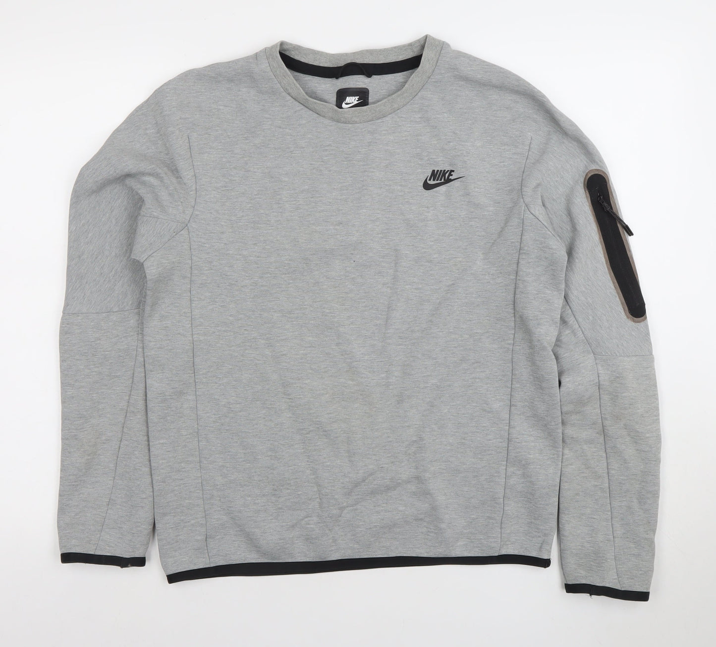 Mens UK Size S Nike Grey Pullover Sweatshirt