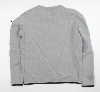 Mens UK Size S Nike Grey Pullover Sweatshirt