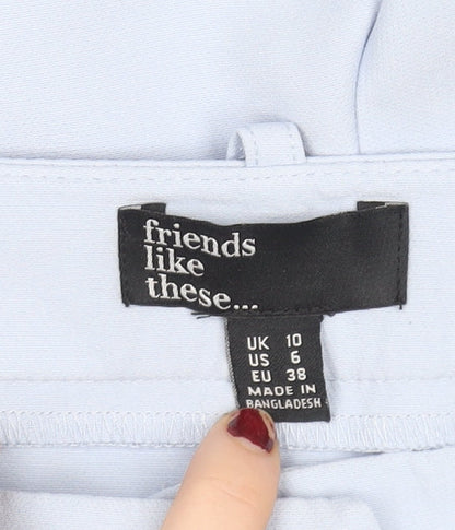 Womens UK Size 10 friends like these... Slim Fit Casual Business Blue Trousers
