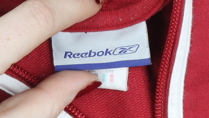 Mens UK Size L Reebok Red Gym & Training Running & Jogging Jacket