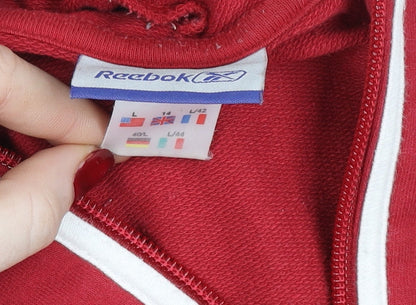 Mens UK Size L Reebok Red Gym & Training Running & Jogging Jacket