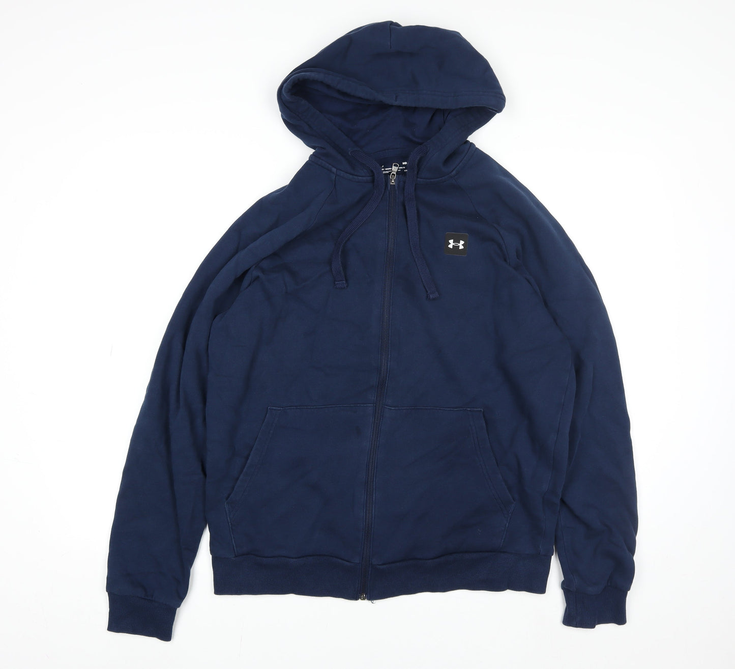 Under Armour Men Blue M Basic Jacket Hoodie ColdGear