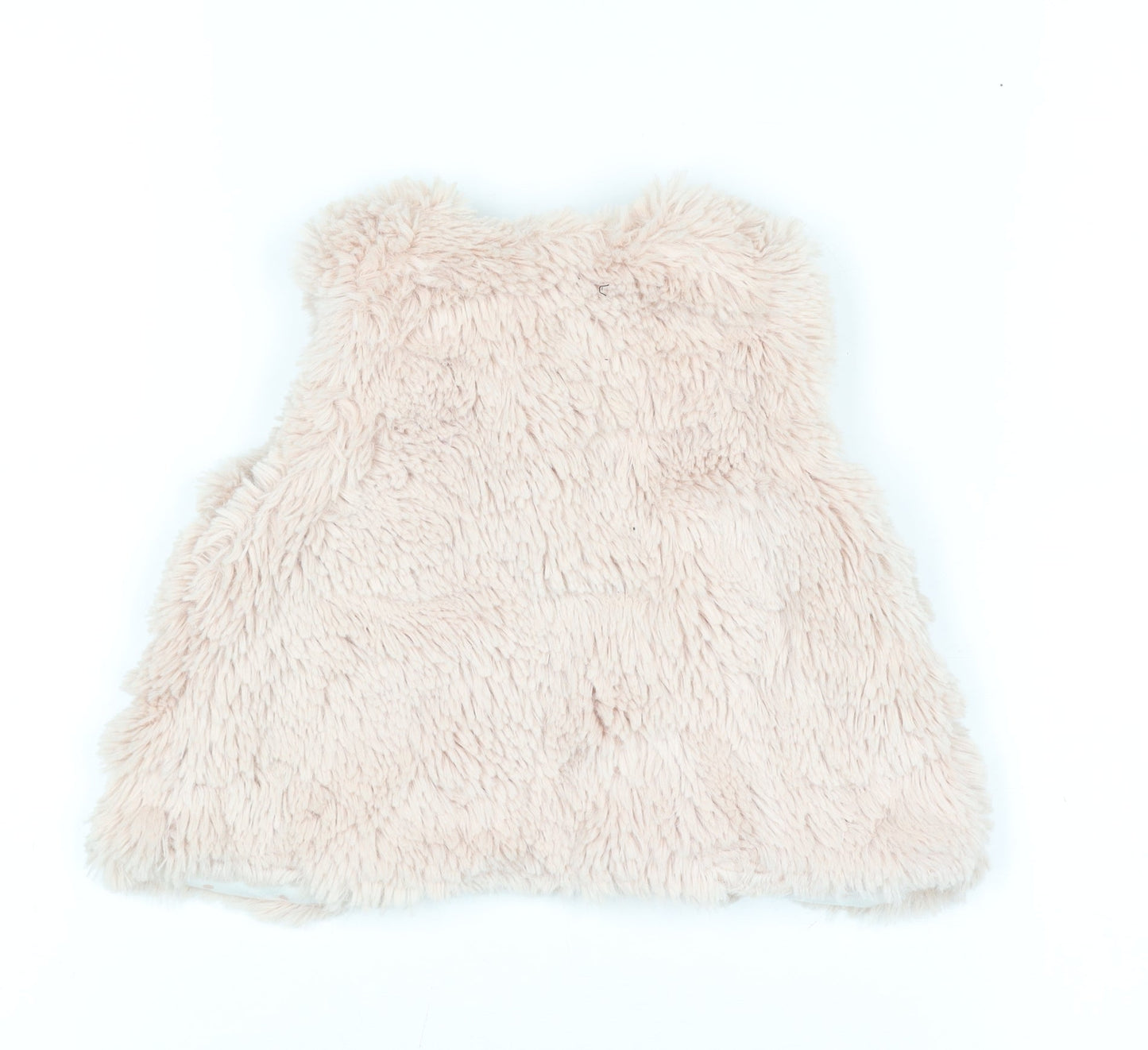 St. Bernard for Dunnes Stores Pink Faux Fur Waistcoat 6-9 Months Baby Girls