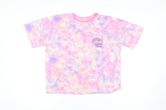 Girls UK Size L Dunnes Stores Multicoloured Basic T-Shirt