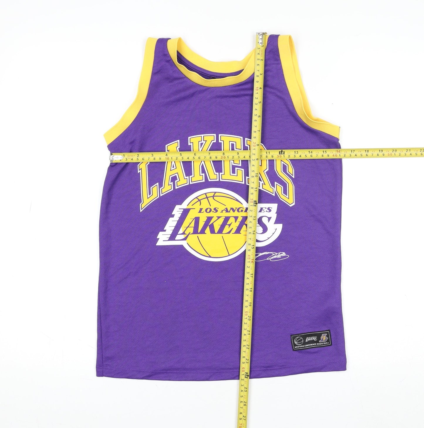 Primark Teens Purple Lakers Basketball Tank Top Size 13