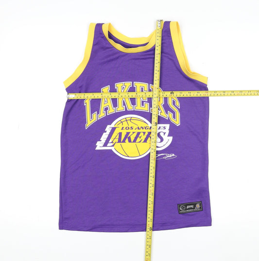 Primark Teens Purple Lakers Basketball Tank Top Size 13