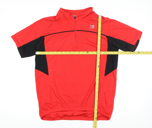 Mens UK Size S Karrimor Red Cycling T-Shirt