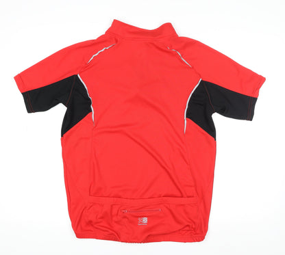 Mens UK Size S Karrimor Red Cycling T-Shirt
