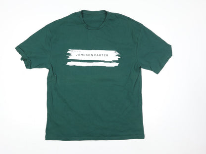 Mens UK Size L Jameson Carter Green  T-Shirt