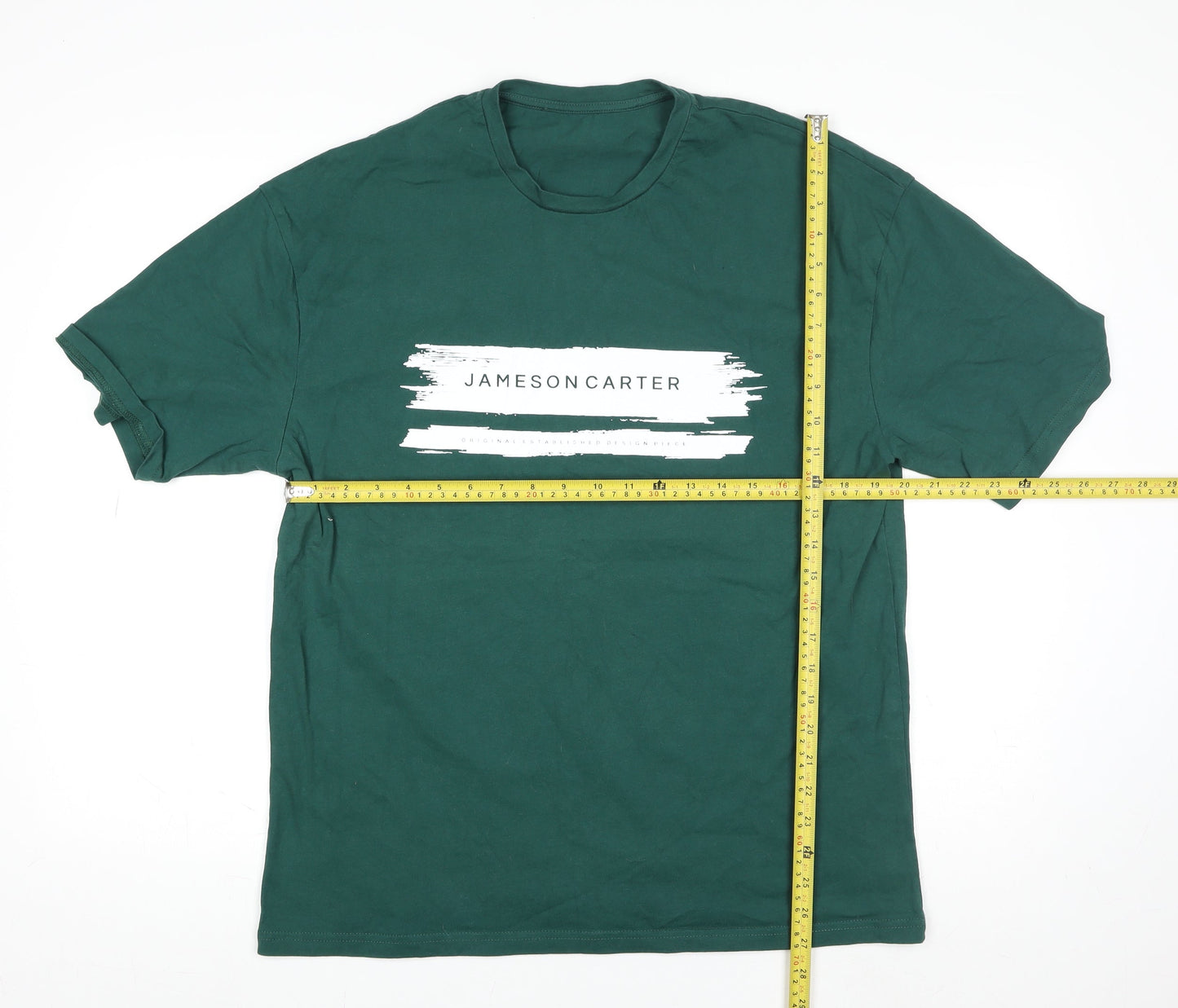 Mens UK Size L Jameson Carter Green  T-Shirt