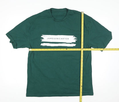Mens UK Size L Jameson Carter Green  T-Shirt