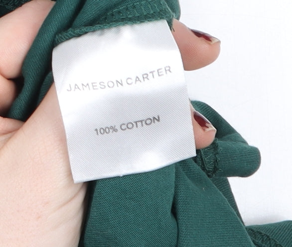 Mens UK Size L Jameson Carter Green  T-Shirt