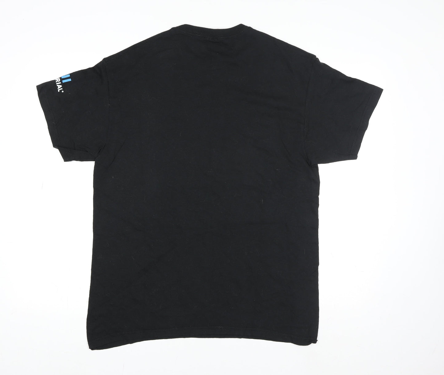 9/11 Memorial Black Graphic Men's Large Cotton T-Shirt