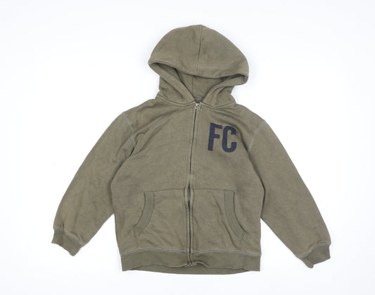 Teens UK Size 9 Slim French Connection Green Casual Jacket