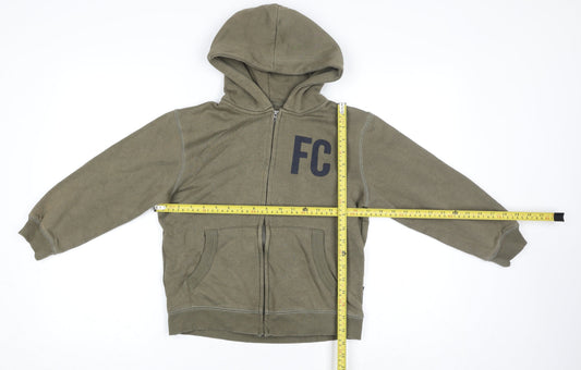 Teens UK Size 9 Slim French Connection Green Casual Jacket