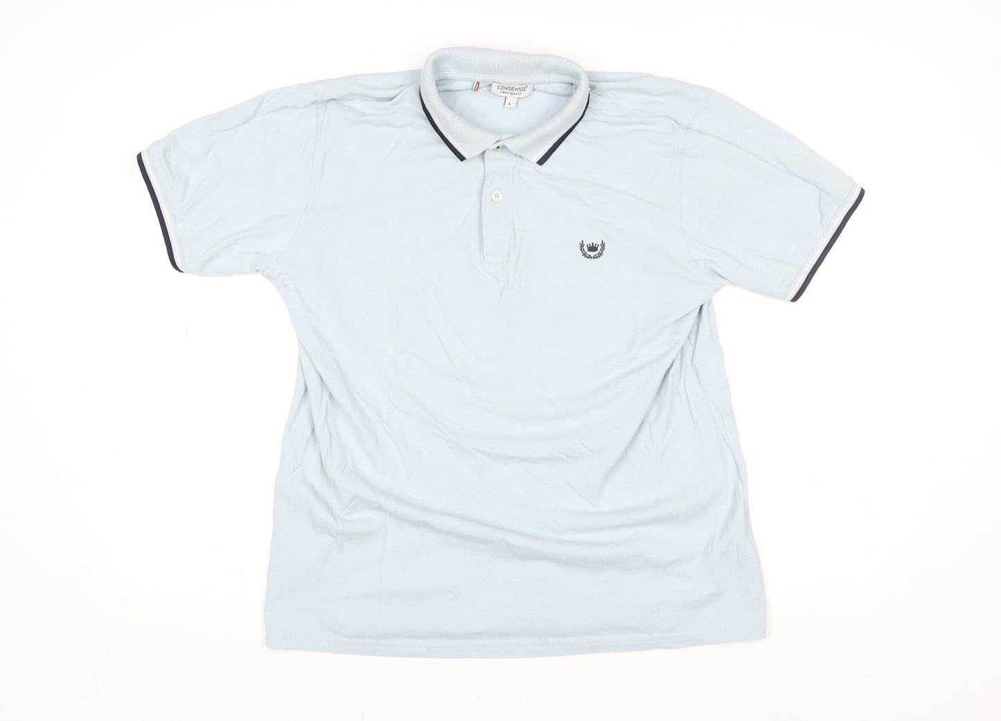 Mens UK Size L Consenso Cotton Polo Shirt