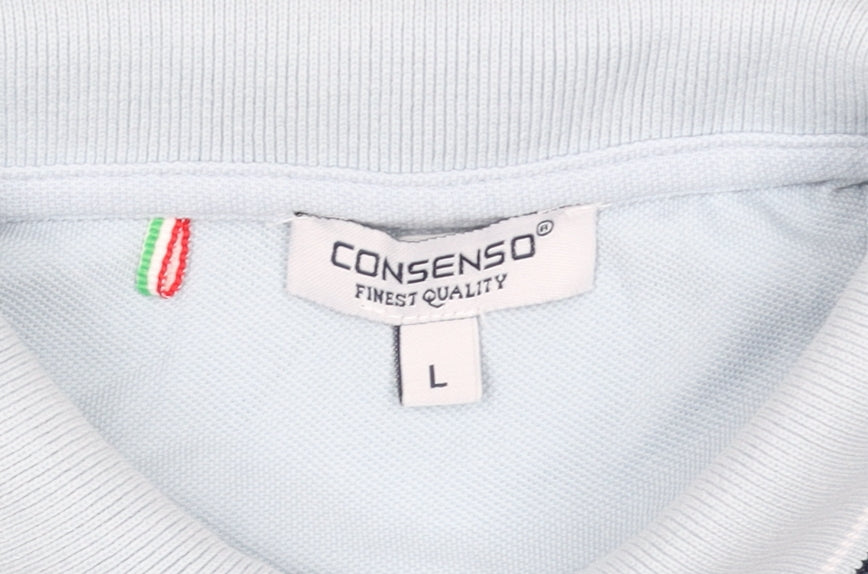 Mens UK Size L Consenso Cotton Polo Shirt
