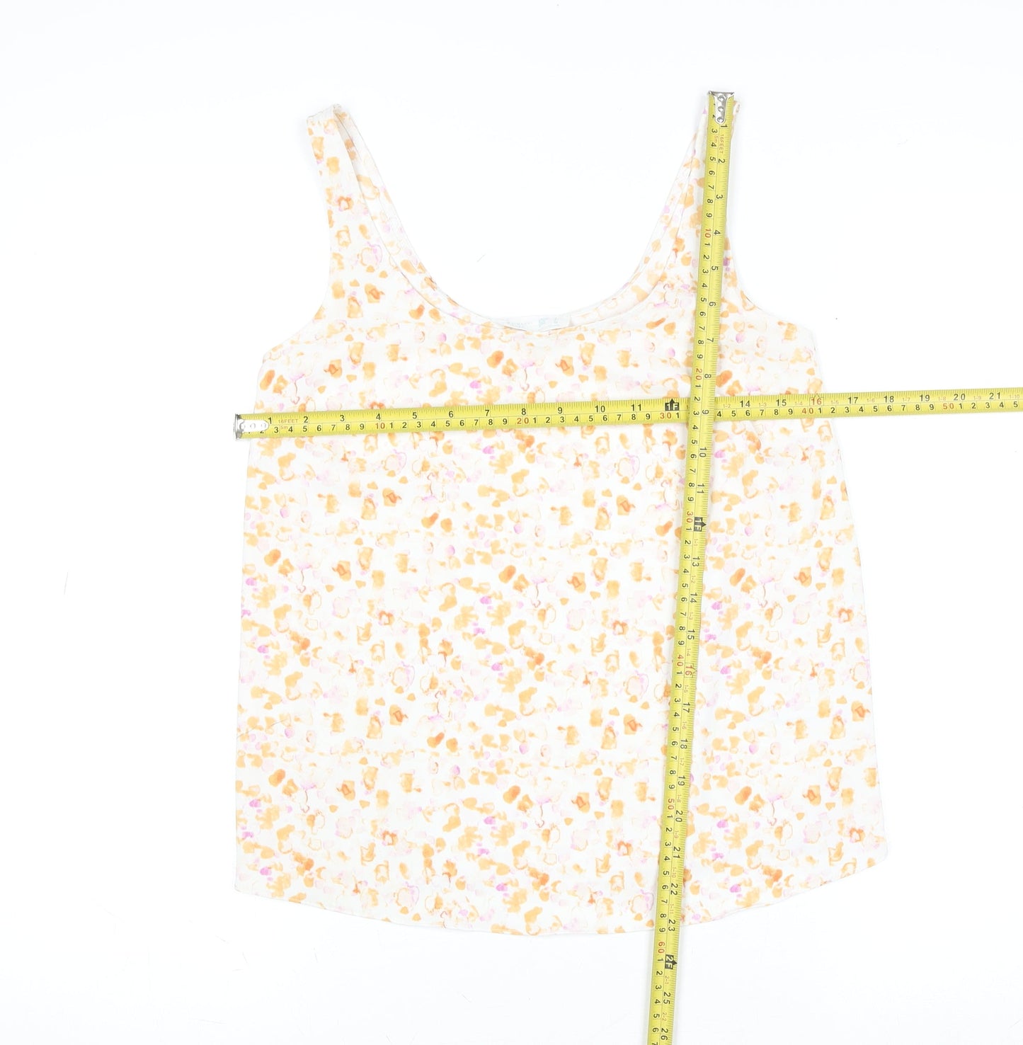 Primark Women’s Multicoloured Animal Print Tank Top Size 6 Polyester