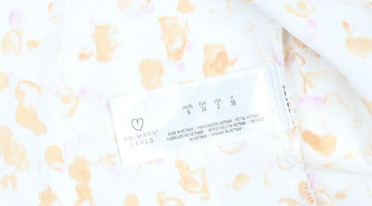 Primark Women’s Multicoloured Animal Print Tank Top Size 6 Polyester