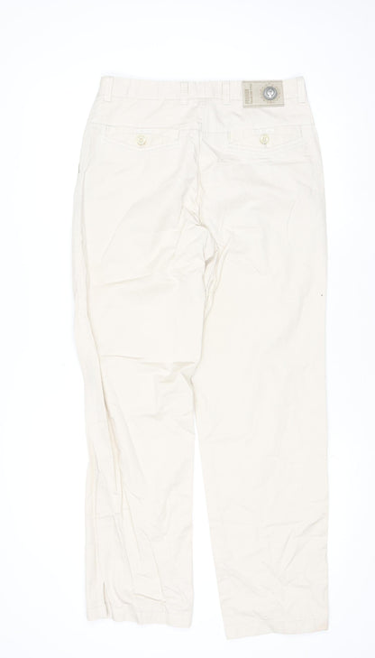 Collection Fashion Men's Beige Chino Trousers Size M 31in Regular Fit