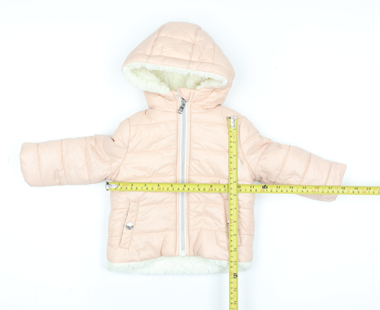 Girls UK Size 12 Months Michael Michael Kors Pink Puffer Jacket