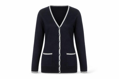 Womens UK Size S Zara Black Cardigan Jumper