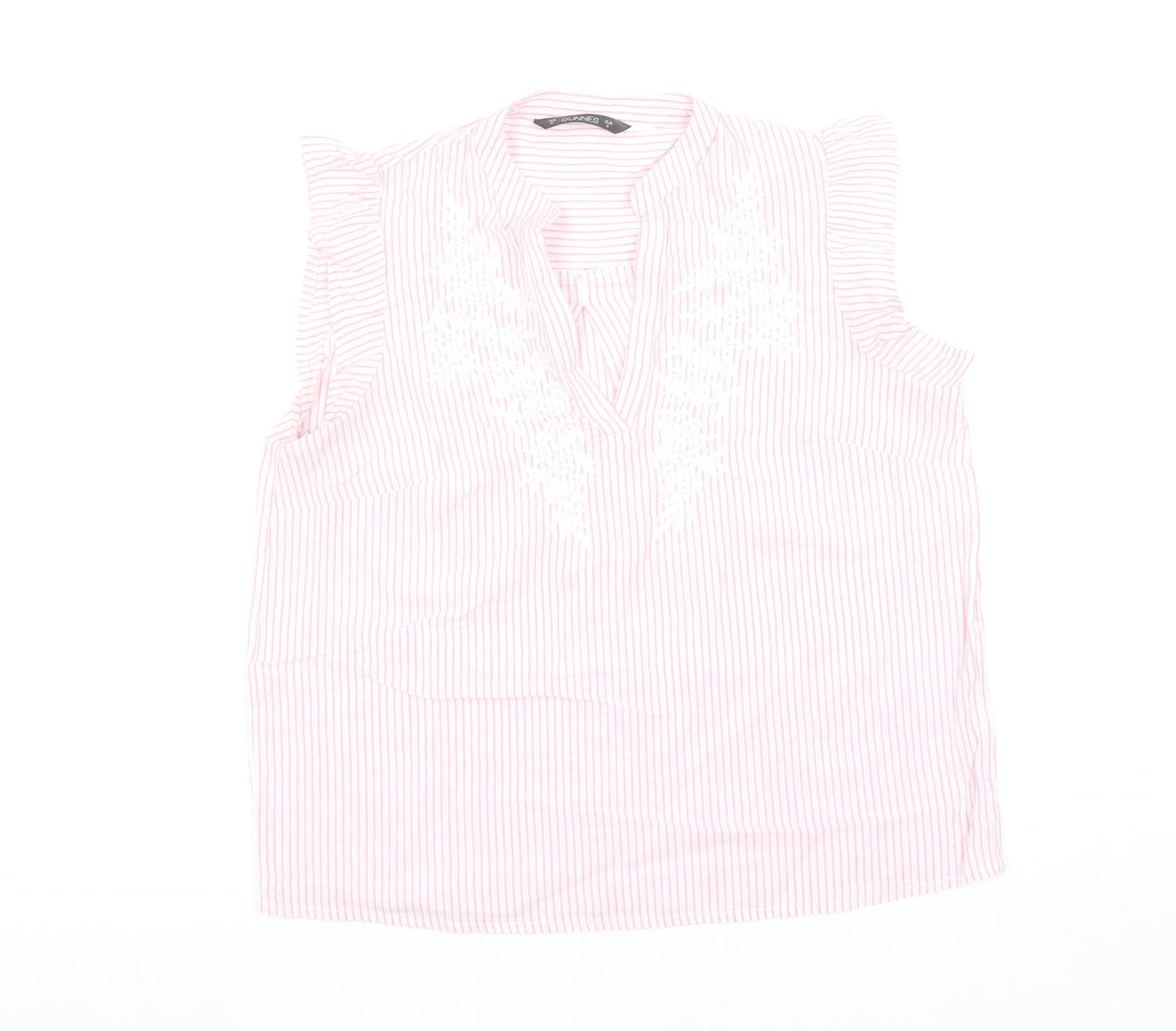Womens UK Size S Dunnes Stores Pink Camisole Blouse