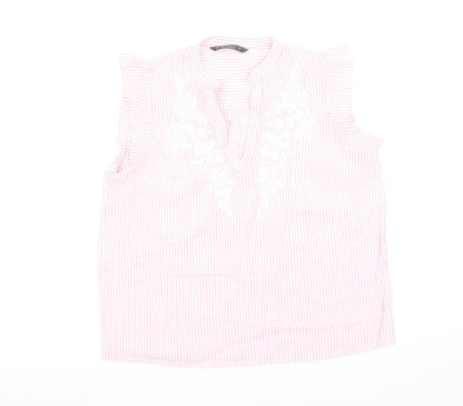 Womens UK Size S Dunnes Stores Pink Camisole Blouse