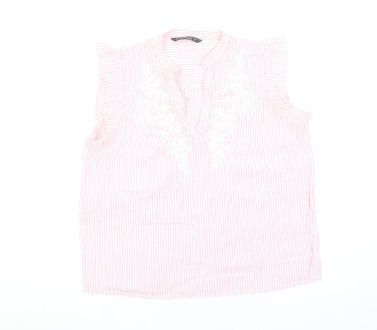 Womens UK Size S Dunnes Stores Pink Camisole Blouse